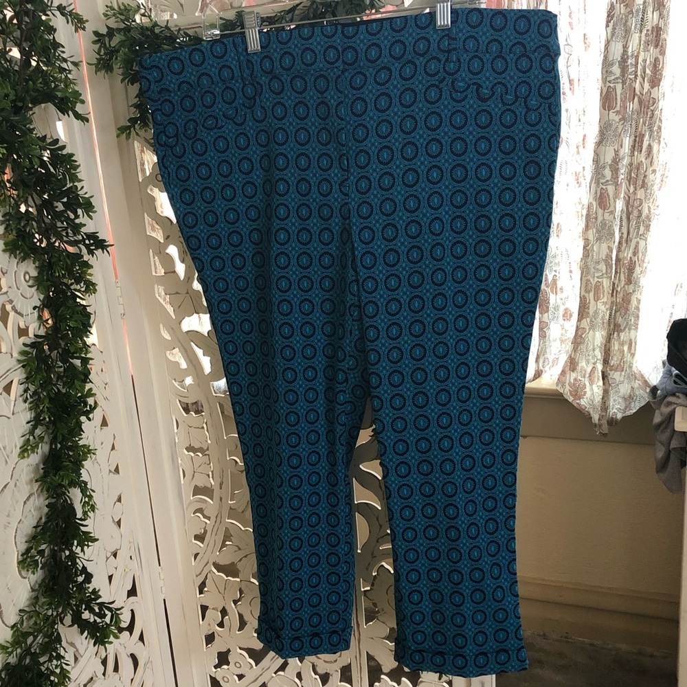 Lane Bryant patterned dress pants